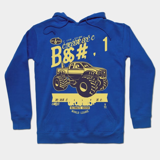 Big Foot Trucking Hoodie by T-Shirt Promotions